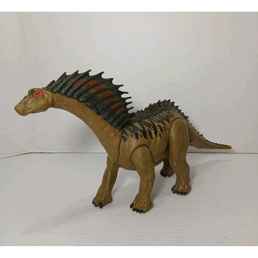 RARE 2018 Jurassic World Mega Dual Attack Amargasaurus Dinosaur Figure